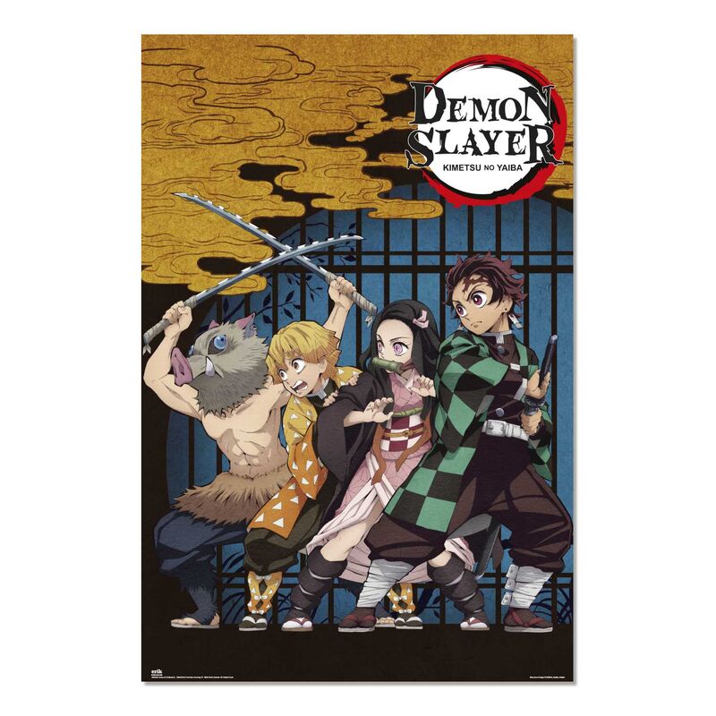 Poster La Casa de Los Tambores Demon Slayer Kimetsu no Yaiba   ERIK