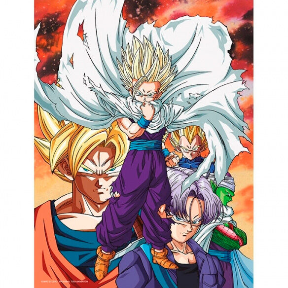 Poster cristal Heroes vs Cell Dragon Ball Z   SD TOYS