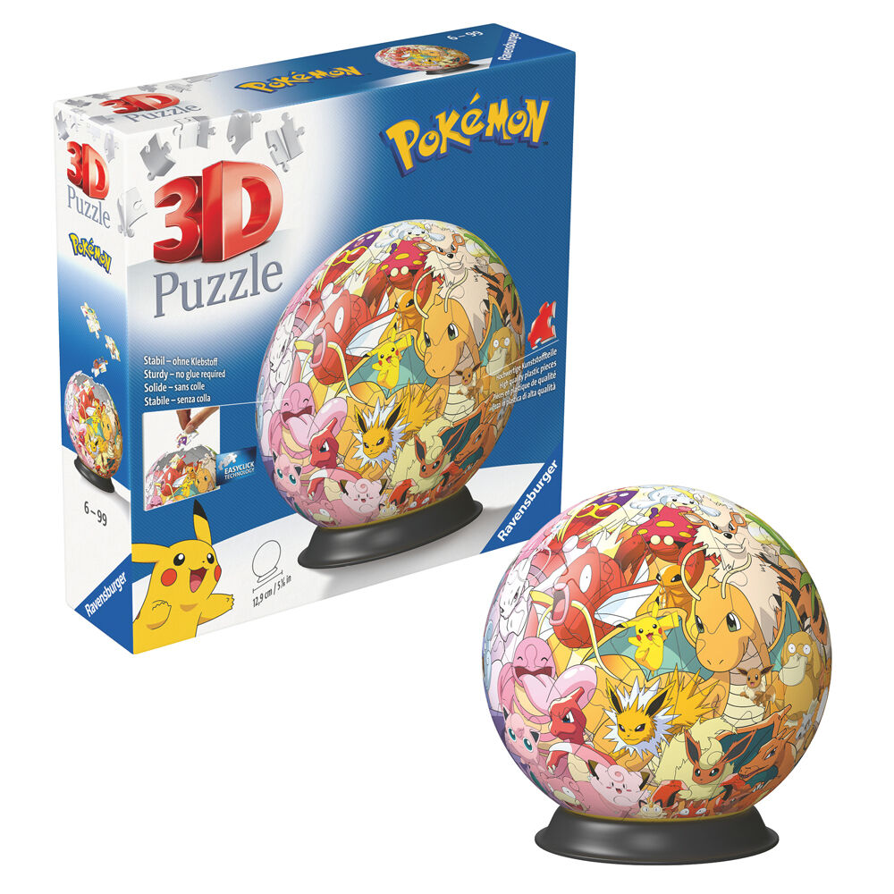 Puzzle 3D Pokemon 72pzs   RAVENSBURGER