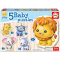 Puzzle Animales Salvajes 2-5pzs   EDUCA BORRAS