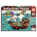 Puzzle Detectives Barco Pirata 50pzs   EDUCA BORRAS
