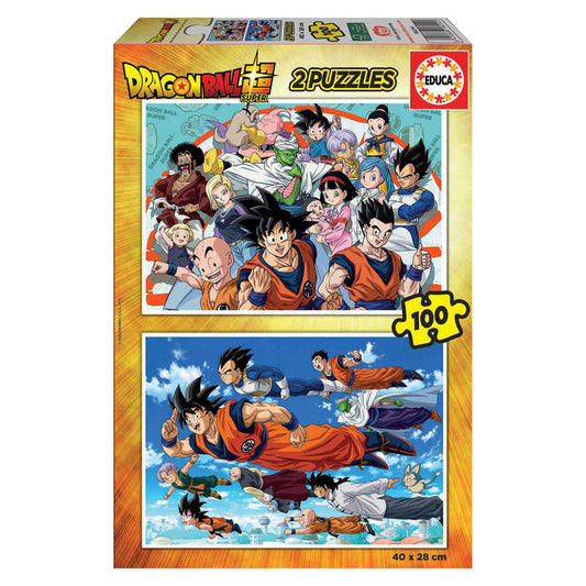 Puzzle Dragon Ball Super 2x100pzs  