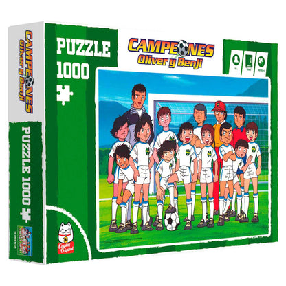 Puzzle Foto Equipo Campeones Oliver y Benji 1000pzs   SD TOYS