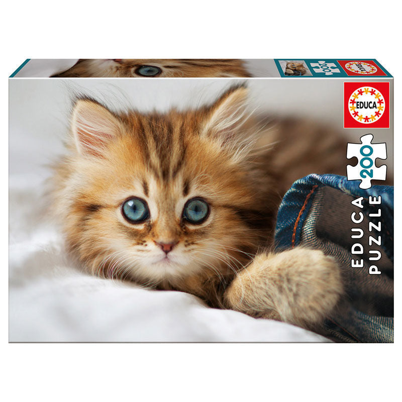 Puzzle Gatito 200pzs   EDUCA BORRAS