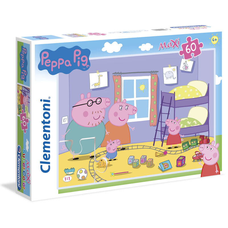 Puzzle Maxi Peppa Pig 60pzs   CLEMENTONI
