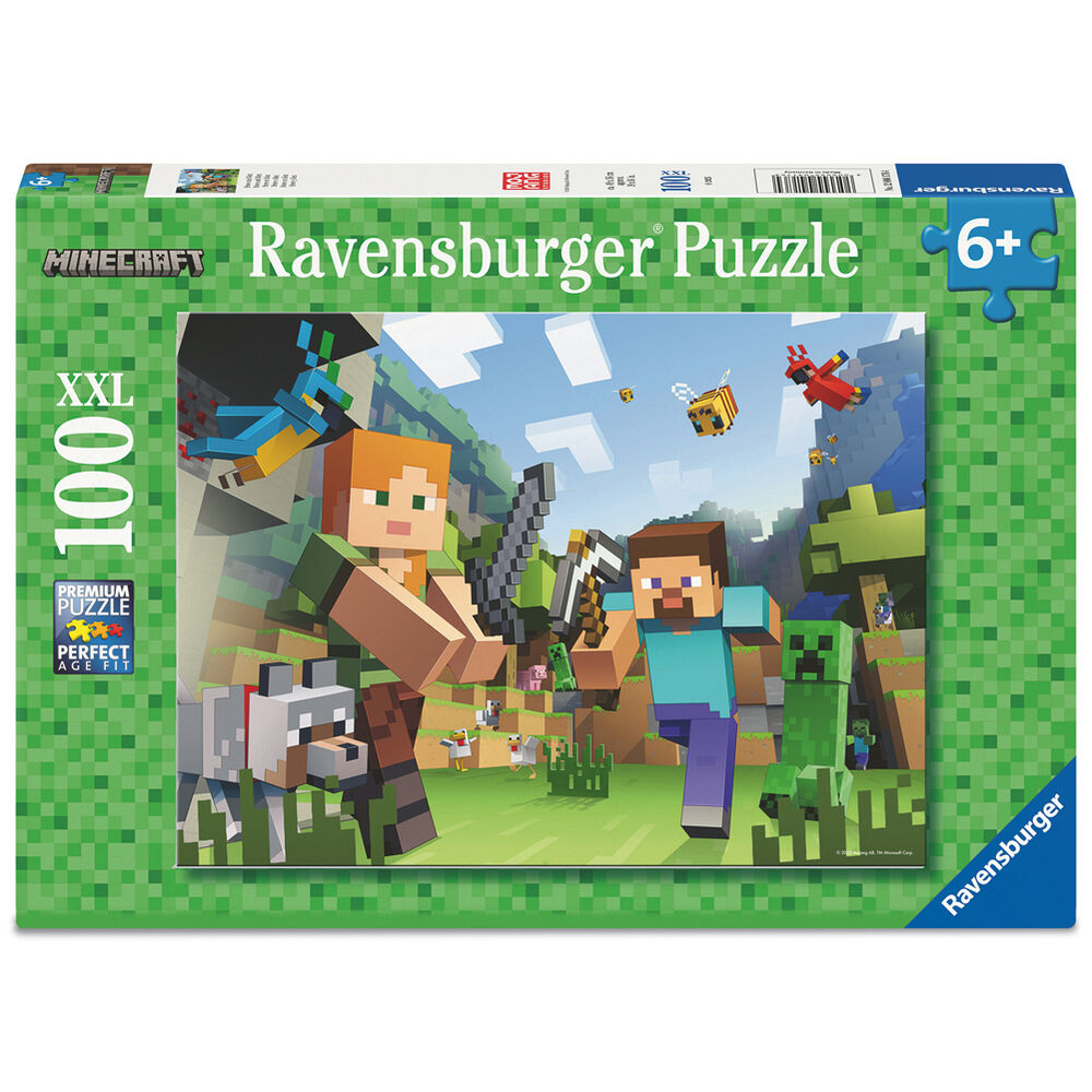 Puzzle Minecraft XXL100pzs   RAVENSBURGER