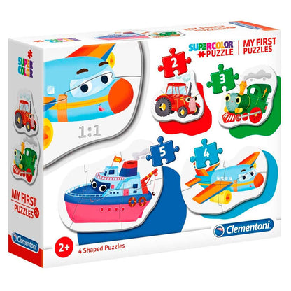Puzzle My First Puzzle Means of Transport 3-6-9-12pzs   CLEMENTONI