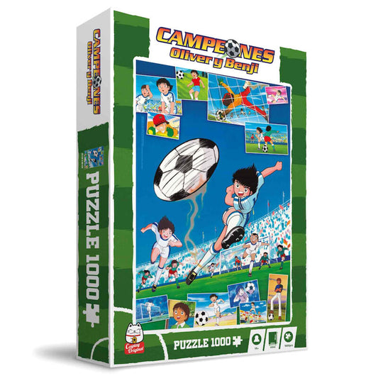 Puzzle Newpi vs Francis Campeones Oliver y Benji 1000pzs  