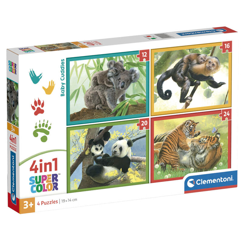 Puzzle Noli Baby Cuddles 12-16-20-24pzs   CLEMENTONI