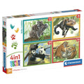 Puzzle Noli Baby Cuddles 12-16-20-24pzs   CLEMENTONI