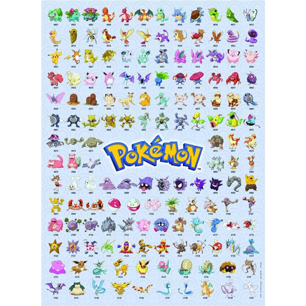Puzzle Pokemon 500pzs   RAVENSBURGER