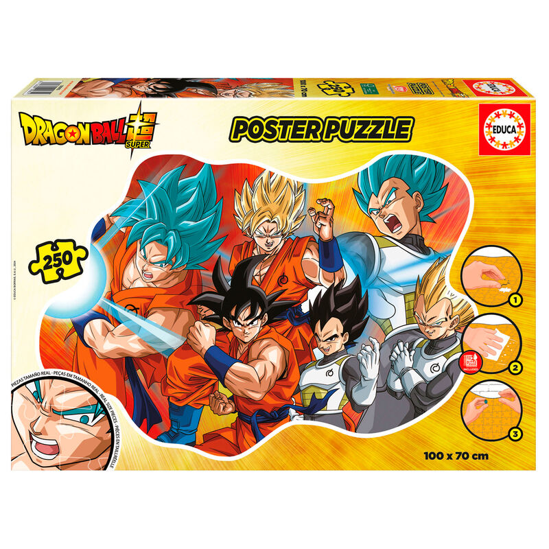 Puzzle Poster Dragon Ball 250pzs   EDUCA BORRAS