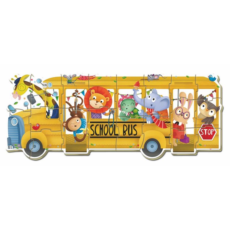 Puzzle School Bus 2-5pzs   EDUCA BORRAS