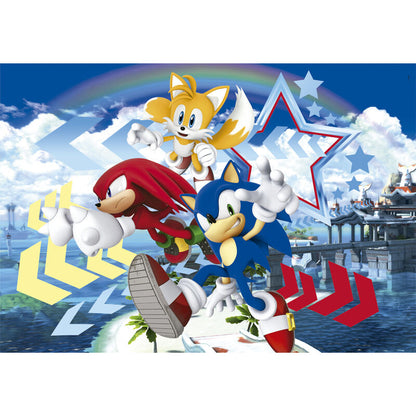 Puzzle Sonic the Hedgehog 104pzs   CLEMENTONI