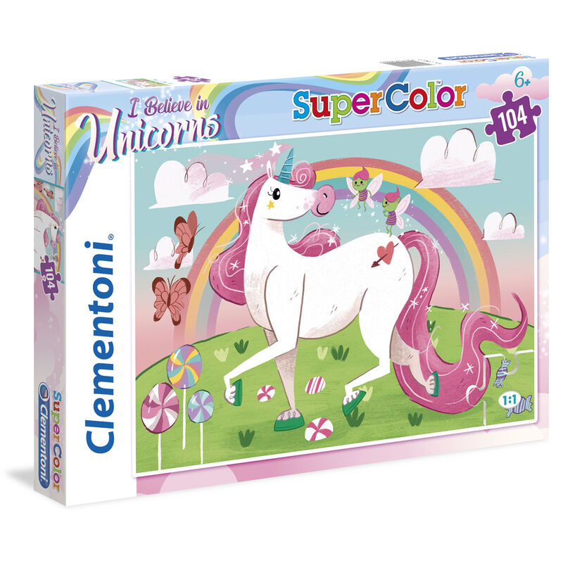 Puzzle Unicornios 104pzs   CLEMENTONI