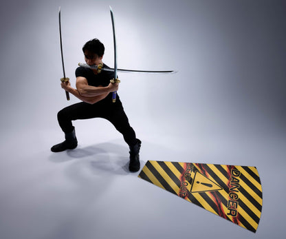 RORONOA ZORO THREE SWORD STYLE SET REPLICA 95 CM ONE PIECE PROPLICA COLLECTORS SHOP  