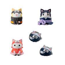 SET 8 FIGURAS MEGAHOUSE NARUTO SHIPPUDEN NYARUTO! BATTLE VS AKATSUKI SURTIDO   Megahouse