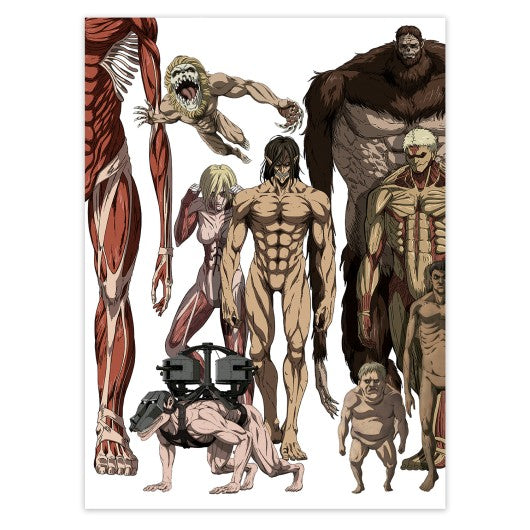 SET MINIPOSTERS ATTACK ON TITAN   GRUPO ERIK