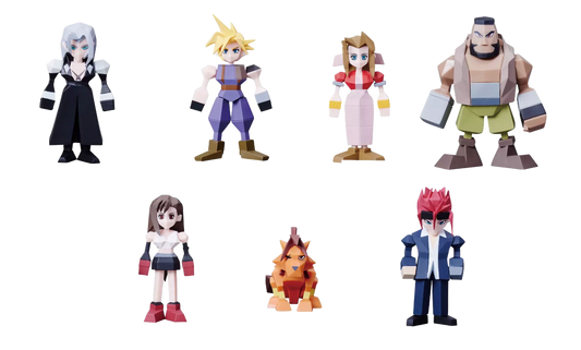 SURTIDO 8 POLYGON FIG. 5,5 CM FINAL FANTASY VII VOL. 1  