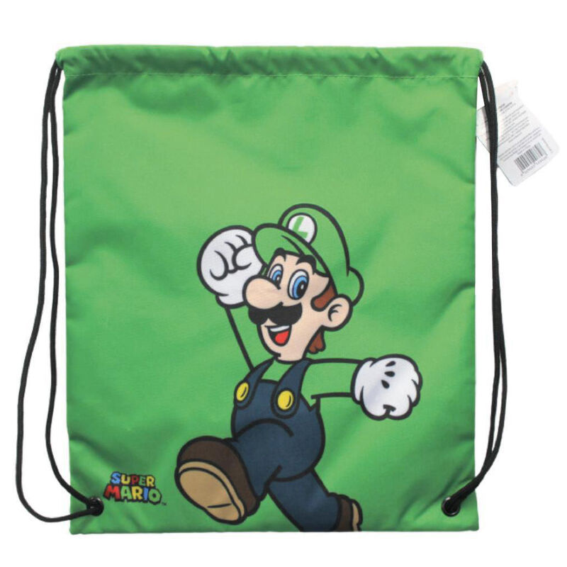 Saco Luigi Super Mario Bros Nintendo 40cm   NINTENDO