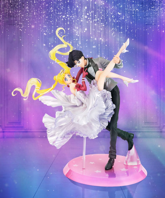 Sailor Moon Estatua FiguartsZERO Chouette Usagi & Tuxedo Mask Moonlight Glow Edition 24 cm  