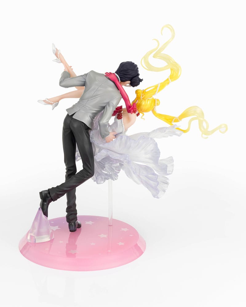 Sailor Moon Estatua FiguartsZERO Chouette Usagi & Tuxedo Mask Moonlight Glow Edition 24 cm  