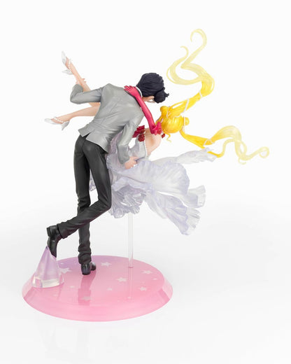 Sailor Moon Estatua FiguartsZERO Chouette Usagi & Tuxedo Mask Moonlight Glow Edition 24 cm  