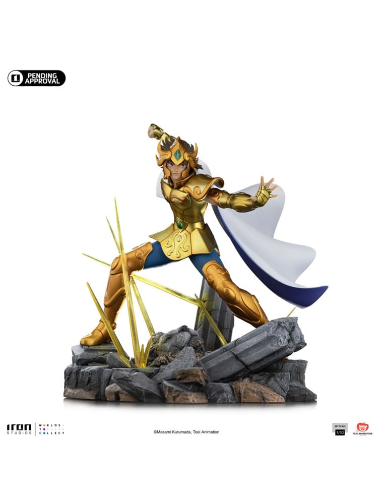 Saint Seiya Estatua 1/10 Art Scale Leo Aiolia 24 cm   Iron Studios