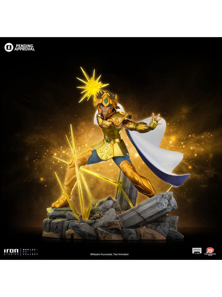 Saint Seiya Estatua 1/10 Art Scale Leo Aiolia 24 cm   Iron Studios