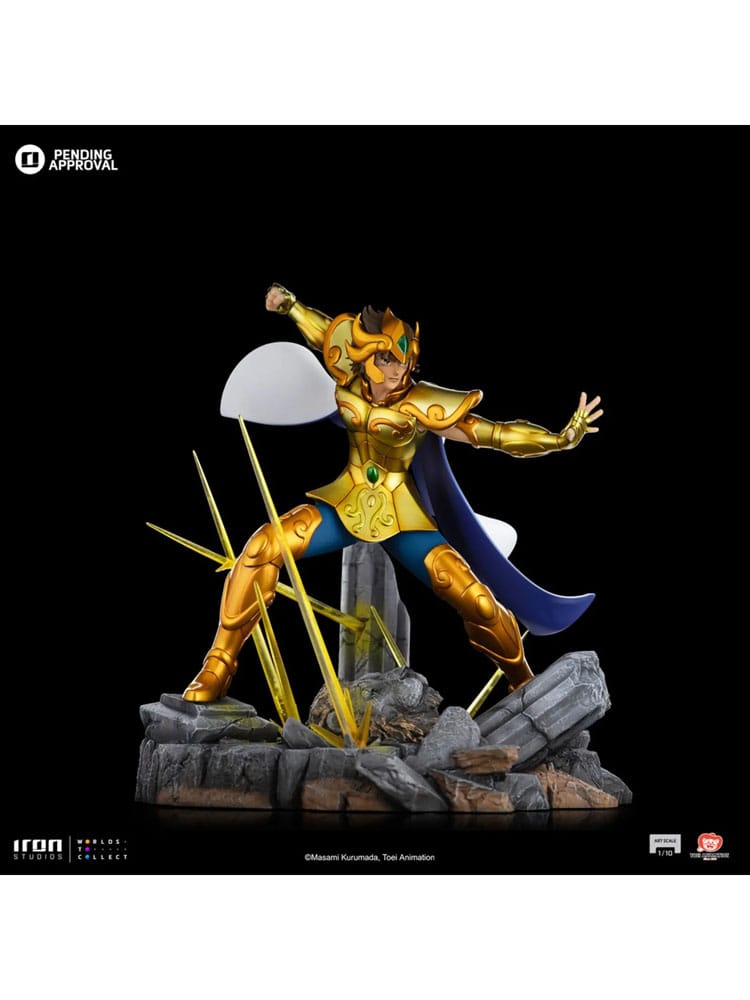 Saint Seiya Estatua 1/10 Art Scale Leo Aiolia 24 cm   Iron Studios