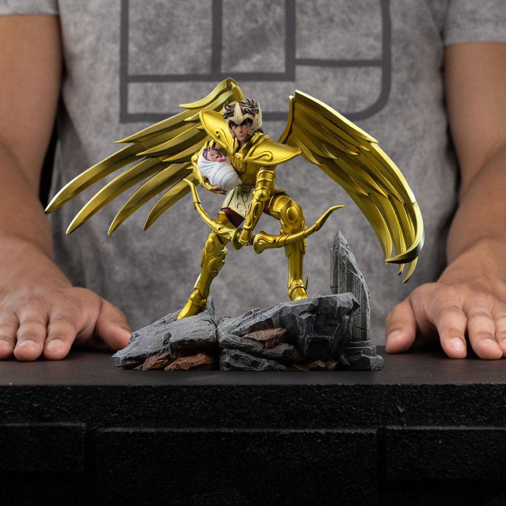 Saint Seiya Estatua 1/10 Art Scale Sagittarius Aiolos 21 cm   Iron Studios