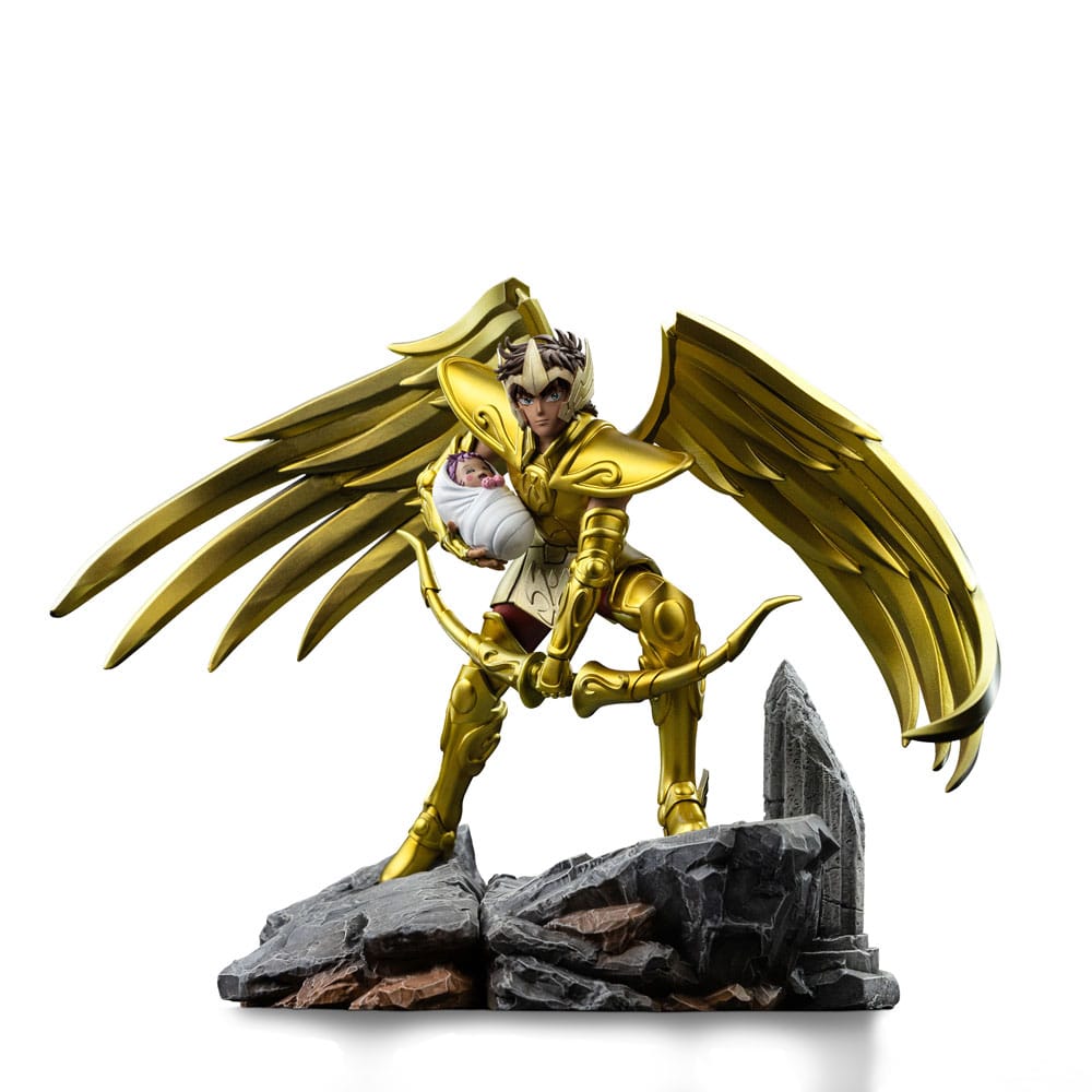 Saint Seiya Estatua 1/10 Art Scale Sagittarius Aiolos 21 cm   Iron Studios