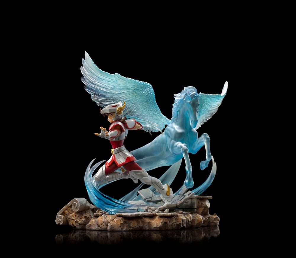 Saint Seiya Estatua 1/10 Deluxe Art Scale Pegasus Seiya 28 cm   Iron Studios