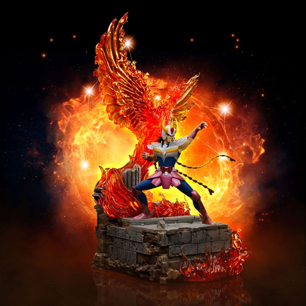 Saint Seiya Estatua 1/10 Deluxe Art Scale Phoenix Ikki 41 cm   Iron Studios