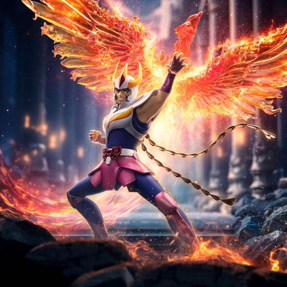 Saint Seiya Estatua 1/10 Deluxe Art Scale Phoenix Ikki 41 cm   Iron Studios