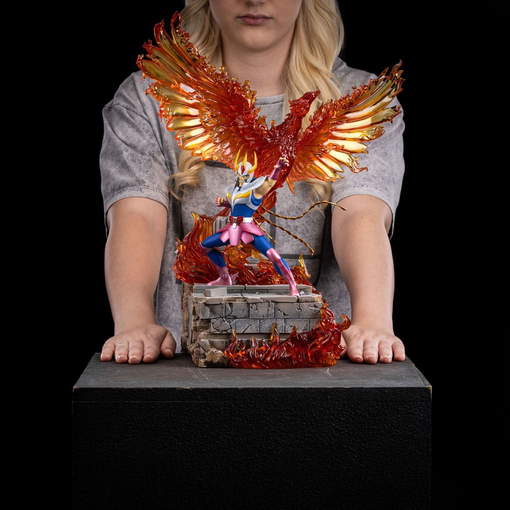 Saint Seiya Estatua 1/10 Deluxe Art Scale Phoenix Ikki 41 cm   Iron Studios