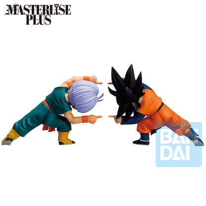 Set 2 Figuras Ichibansho Masterlise Son Goten & Trunks Battle of Super Saiyan Dragon Ball Z 9cm  