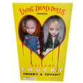 Set 2 muñecos Chucky and Tifanny Living Dead Dolls 25cm   MEZCO TOYZ