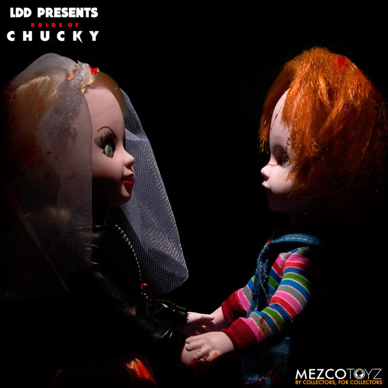 Set 2 muñecos Chucky and Tifanny Living Dead Dolls 25cm   MEZCO TOYZ