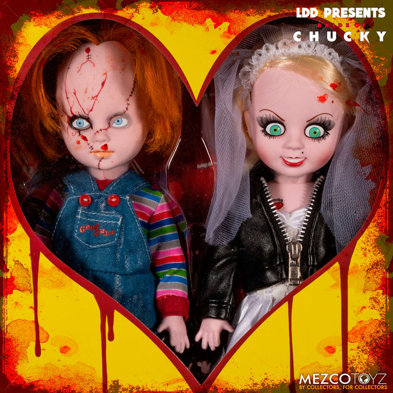 Set 2 muñecos Chucky and Tifanny Living Dead Dolls 25cm   MEZCO TOYZ