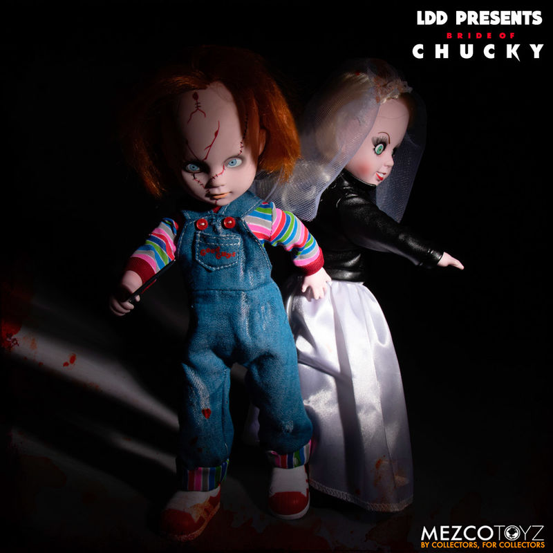 Set 2 muñecos Chucky and Tifanny Living Dead Dolls 25cm   MEZCO TOYZ