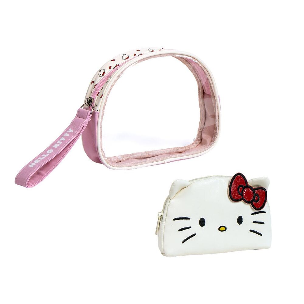 Set 2 neceseres aseo viaje Hello Kitty   CERDÁ