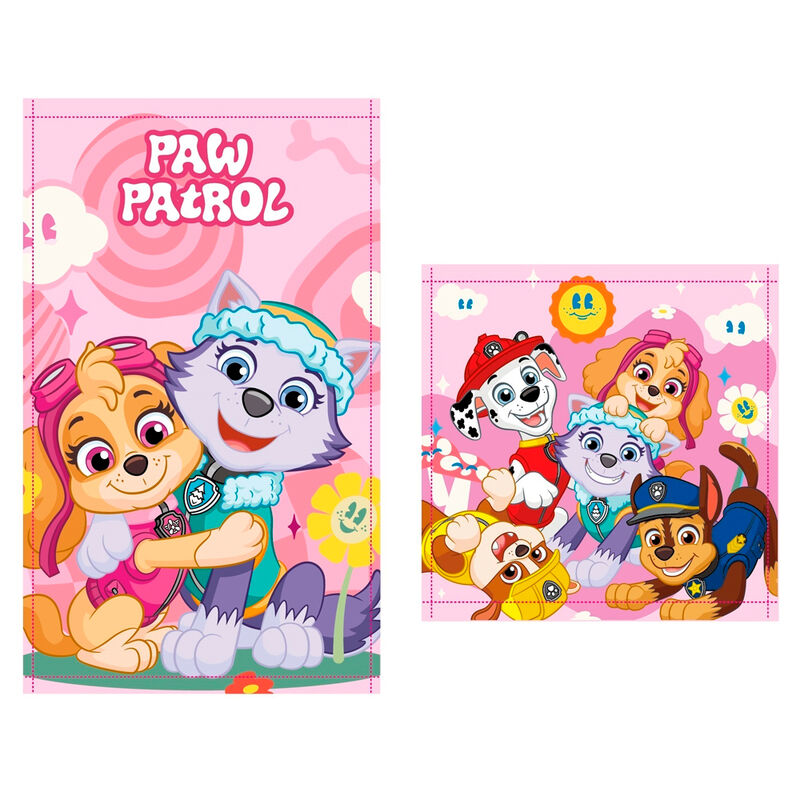 Set 2 toallas baño Patrulla Canina Paw Patrol algodon   SPIN MASTER