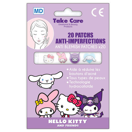Set 20 Parches Anti Imperfecciones Hello Kitty & Friends  