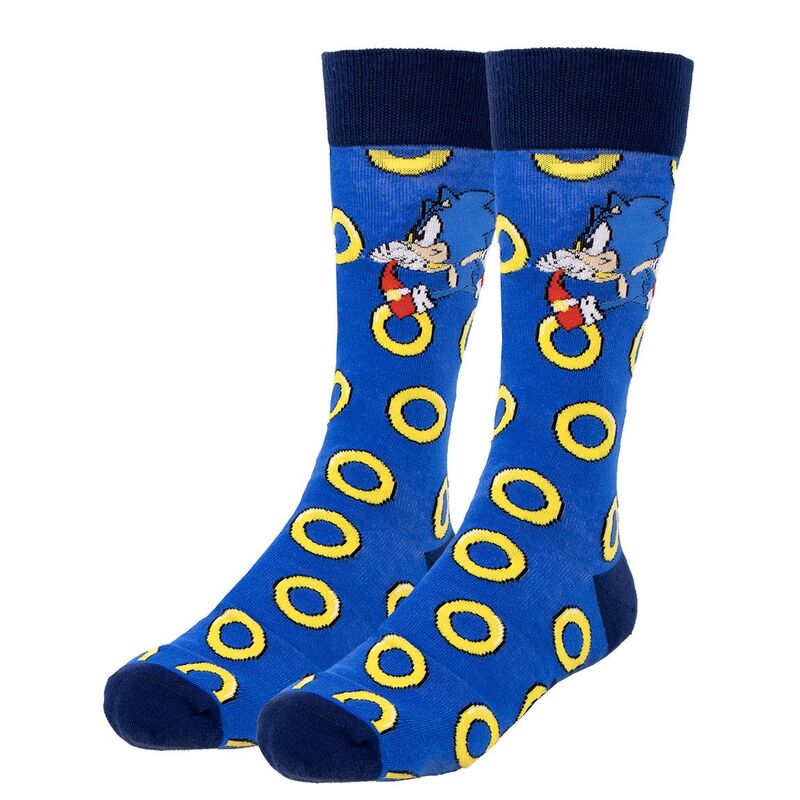 Set 3 calcetines Sonic the Hedgehog adulto   CERDÁ
