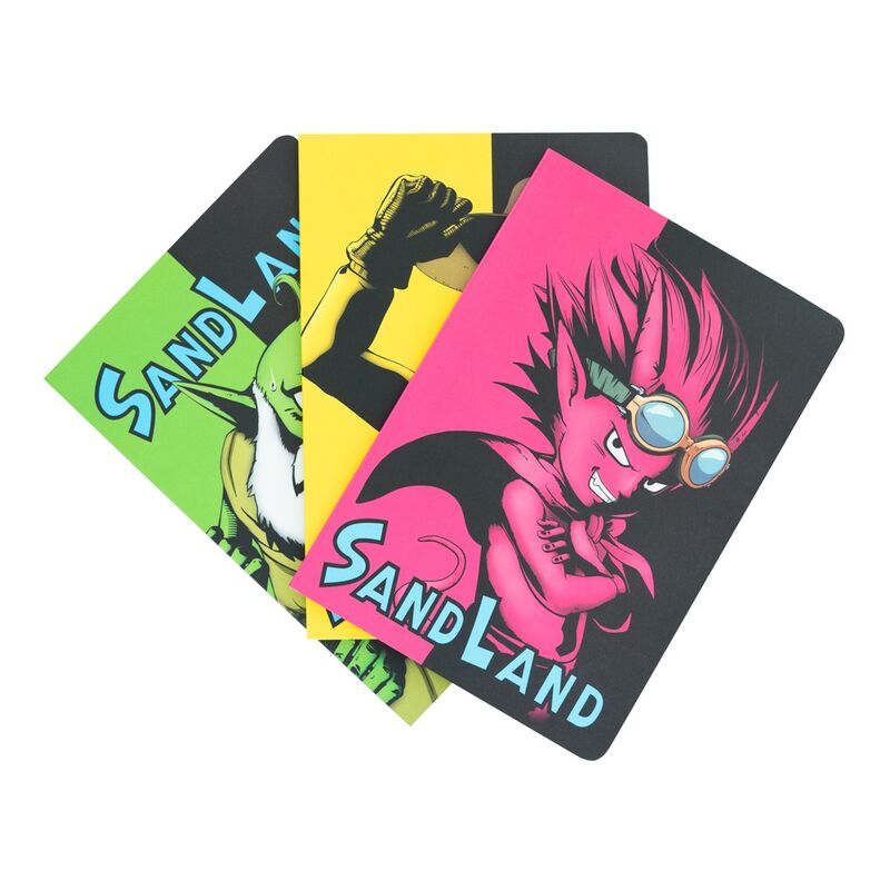 Set 3 cuadernos A5 Sand Land   ERIK