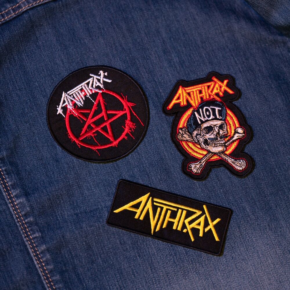 Set 3 parches Anthrax   ERIK