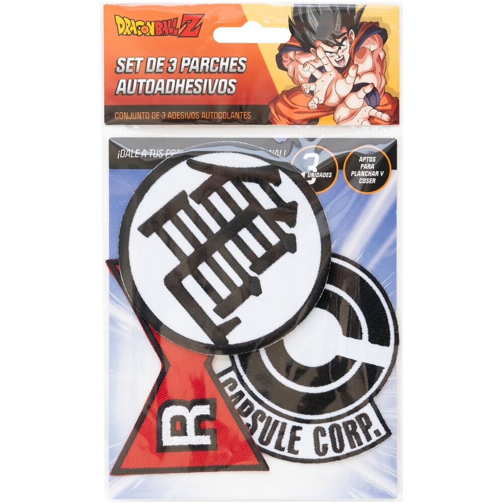 Set 3 parches Dragon Ball Z   ERIK