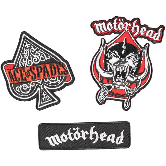 Set 3 parches Motorhead  