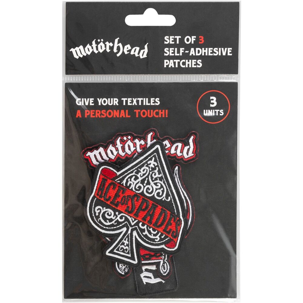 Set 3 parches Motorhead  